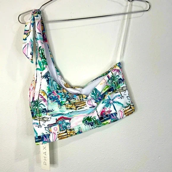 🆕 Phax Swimwear Swim Suit Top Tie Shoulder - Picture 5 of 8